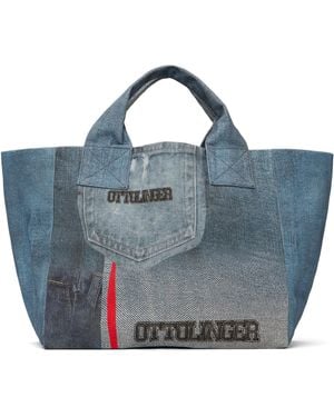 OTTOLINGER Denim Maxi Tote - Blue