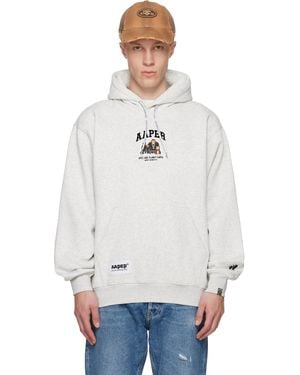 Aape By A Bathing Ape 'Aaper' Hoodie - White