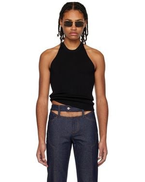 K.ngsley Ssense Exclusive Msb Racer Tank Top - Black