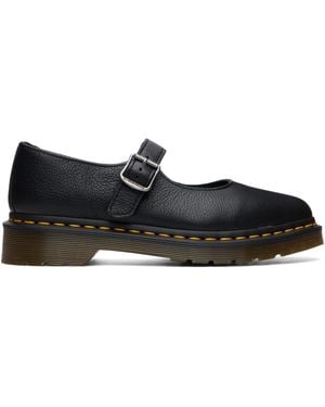 Dr. Martens Elphie Virginia Leather Mary Jane Flats - Black