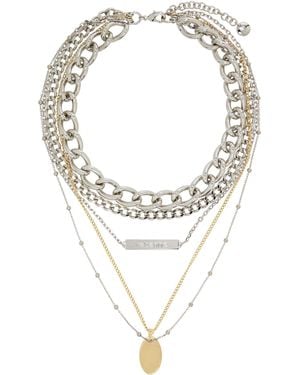 Rabanne Tiered Necklace - Metallic