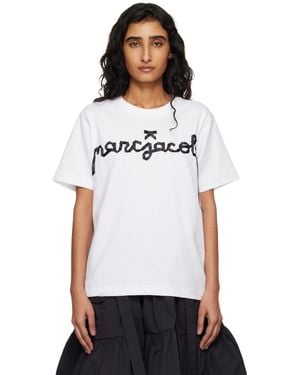 Marc Jacobs Ribbon Logo Box T-Shirt - White
