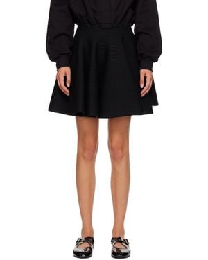 Alaïa Alaïa Circular ミニスカート - ブラック