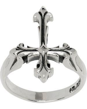 Emanuele Bicocchi Fleury Cross Ring - Metallic
