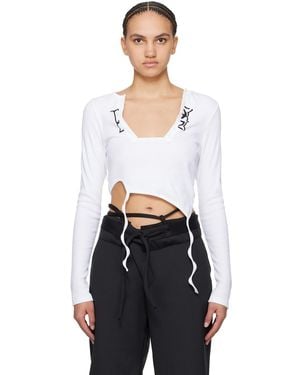 OTTOLINGER Asymmetric Long Sleeve T-Shirt - Black