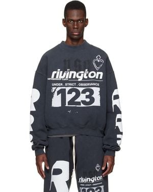 RIVINGTON roi Rebis Membership Uso Crewneck Sweatshirt - Black