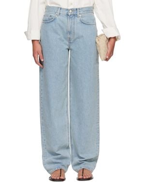 Loulou de Saison Samur Lds Boyfriend Jeans - Blue