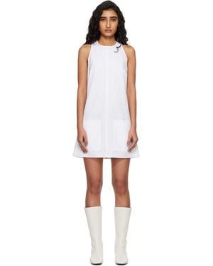 Courreges Heritage Sleeveless Poplin Minidress - Black