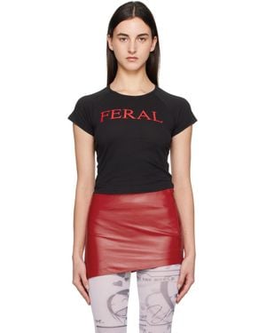 PRAYING Ssense Exclusive 'Feral' Baby T-Shirt - Black