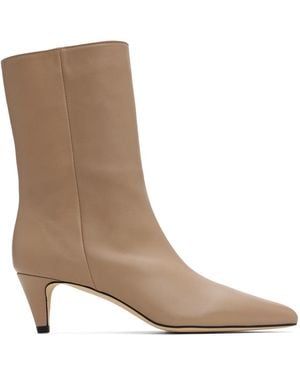 BY FAR Taupe Lysander Boots - Brown