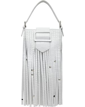 VAQUERA Mini Fringe Bag - Grey