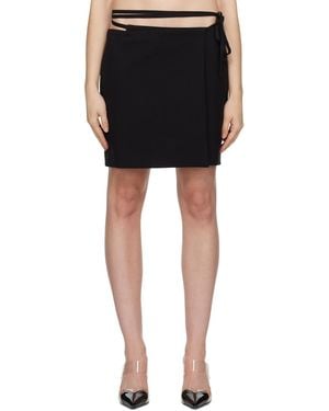 Sportmax Black Genny Miniskirt