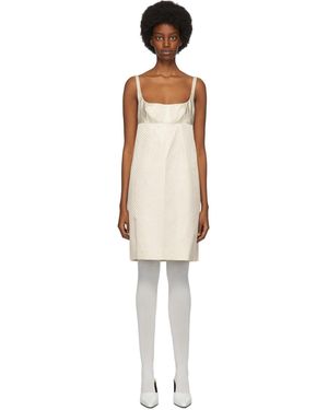 Marc Jacobs Off- Polka Dot Glitter Mid-length Dress - Black