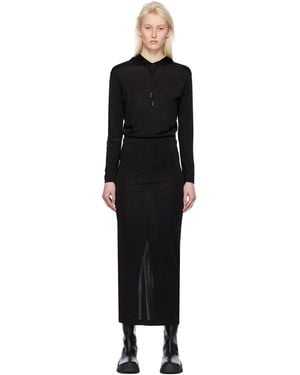 Dion Lee Gathered Maxi Dress - Black