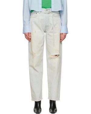 Acne Studios Loose Fit 1991F Jeans - White