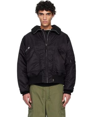 WTAPS Drab Es Bomber Jacket - Blue