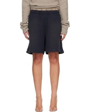 Acne Studios Vintage Fleece Shorts - Blue