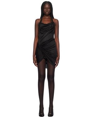 Atlein Chain Detail Minidress - Black