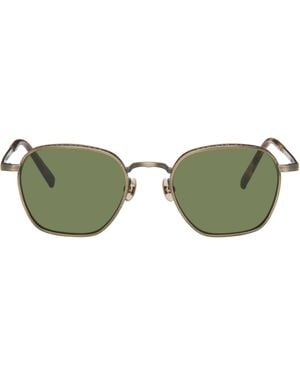 Matsuda Lunettes De Soleil M3101 Dorées - Vert