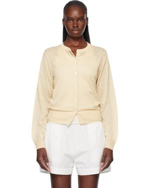 NOTHING WRITTEN Rola Linen Cardigan - Natural
