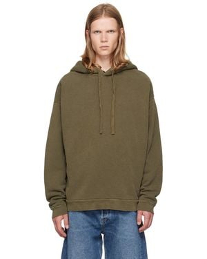 Agolde Khaki Salford Hoodie - Green