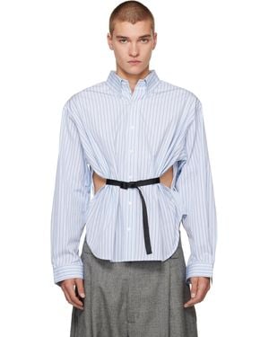VAQUERA Belted Shirt - Blue