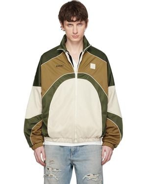 Amiri Oversized Panel Track Jacket - Natural