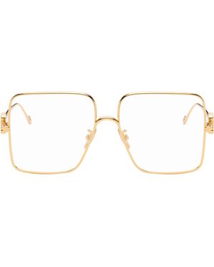 Loewe Oversize Square Retro Titanium Glasses - Black