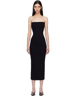 Leset Rio Bandeau Midi Dress - Black
