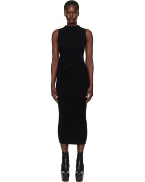 Rick Owens Hollywood Babel Midi Dress - Black