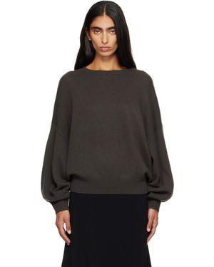 Lisa Yang Khaki Veira Jumper - Black