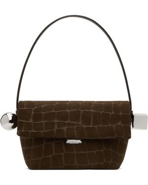 Jacquemus ブラウン La Croisière 'The Rond Carré' バッグ - メタリック