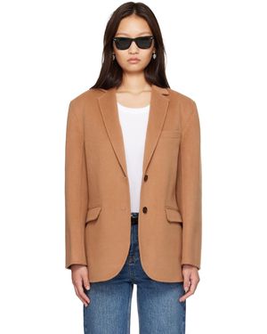 Anine Bing Tan Quinn Blazer - Brown
