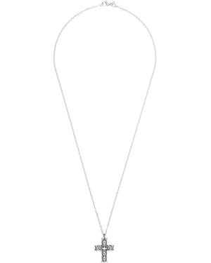 Emanuele Bicocchi Reissue Notre-Dame Cross Necklace - Metallic