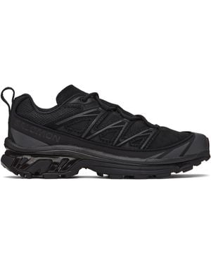 Salomon ブラック Xt-6 Expanse レザースニーカー
