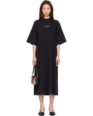 Palm Angels 'Milan La' T-Shirt Maxi Dress - Black