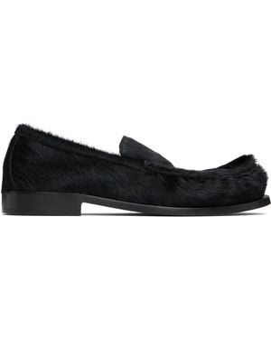 Dries Van Noten Ponyhair Loafers - Black