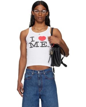 Ashley Williams 'I Heart Me' Tank Top - Blue