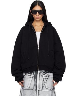 Lu'u Dan Ssense Exclusive Wadded Hoodie - Black
