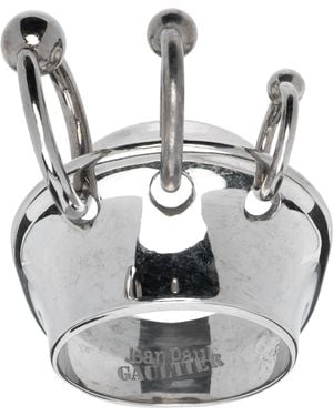 Jean Paul Gaultier 'The-Tone Piercing' Ring - Metallic