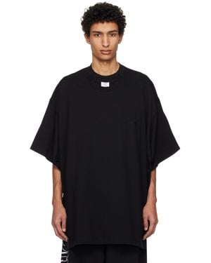 Vetements Merged Double Oversized T-Shirt in White for Men