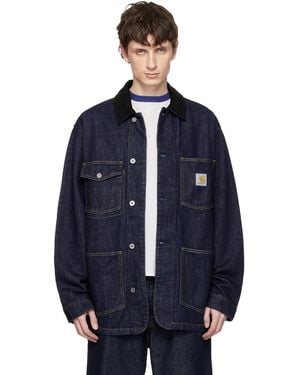 Carhartt Warren Denim Chore Coat - Blue