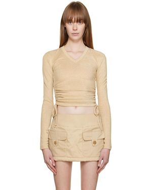 BONBOM Hee Long Sleeve T-Shirt - Natural