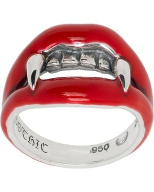 Yohji Yamamoto Vampire Rouge Pinkie Ring - Red