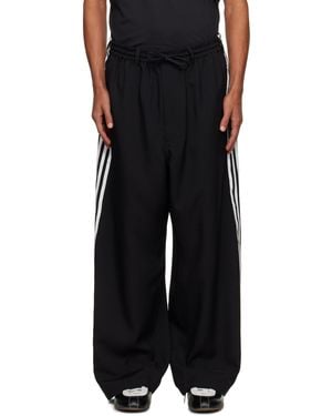Y-3 ブラック 3-Stripe Sport Uniform スウェットパンツ