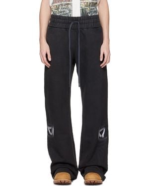 Who Decides War Winged Joggers - Black