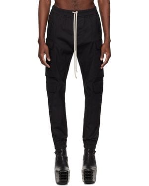 Rick Owens Temple Mastodon Megacargo Trousers - Black