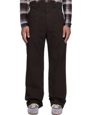 Dries Van Noten Cotton Trousers - Black