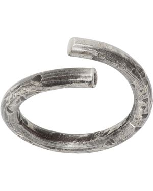 Title Of Work Forged Ring - Metallic