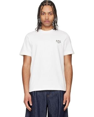 A.P.C. Standard 'Rue Madame' T-Shirt - White